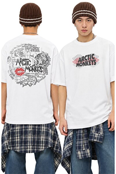 Fuddy Moda Μπλουζάκι Unisex με τυπωμένα ονόματα τραγουδιών Arctic Monkeys στη...