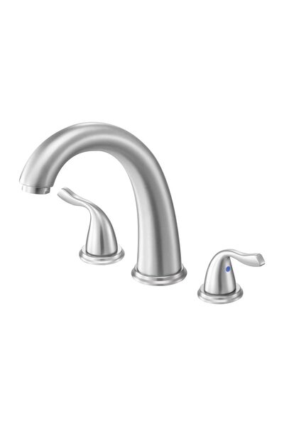 VEVOR Baterie pentru cada romana, Cascada, Argintiu, Inox, 170 x 52 x 250 mm,...