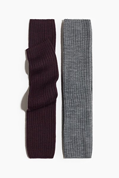 H&M 2’li Lastik Örgülü Tozluk