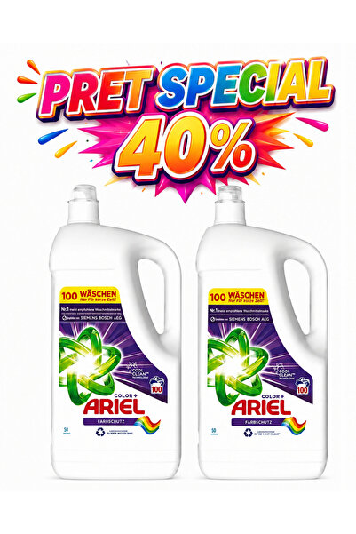 Ariel Pachet 2×5L Detergent lichid Color+ . Dero lichid pentru rufe si haine ...