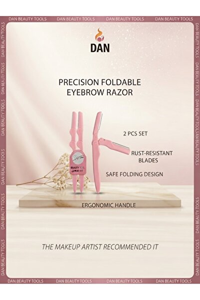 matt DAN Foldable Eyebrow Razor Set | 2-Piece Precision Face & Eyebrow Shaper...
