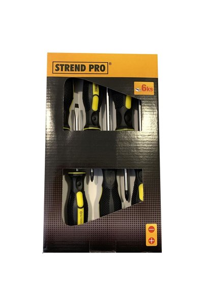 Strend Pro Set surubelnite SD9963, drepte si in cruce, 6 piese, Cr-V