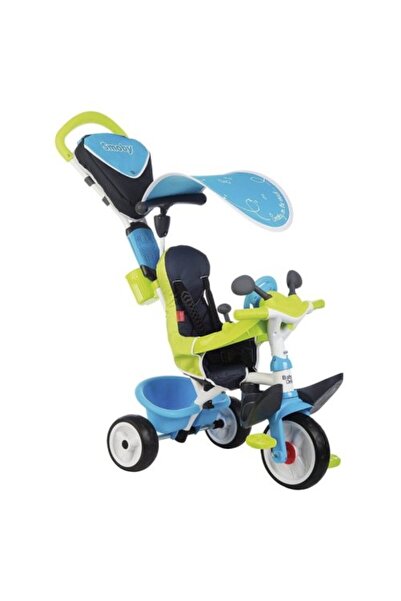 Smoby Μπέιμπι Ντράιβερ Άνετο Μπλε Τρίκυκλο (741200)