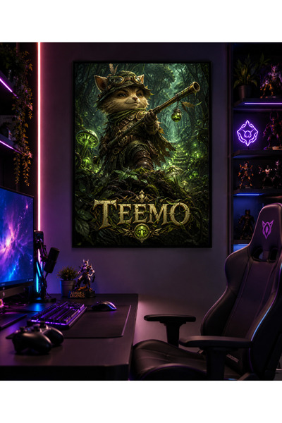 Miutic Print Studio Tablou Gaming League of Legends – Teemo, Vânătorul Toxic,...