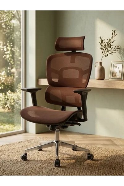 Generic Brand Luxury Ergonomic Office Chair Brown