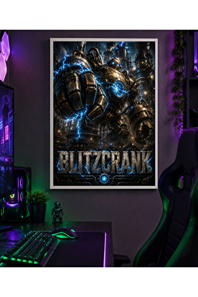 Miutic Print Studio Tablou Gaming League of Legends – Blitzcrank, Golemul Mec...