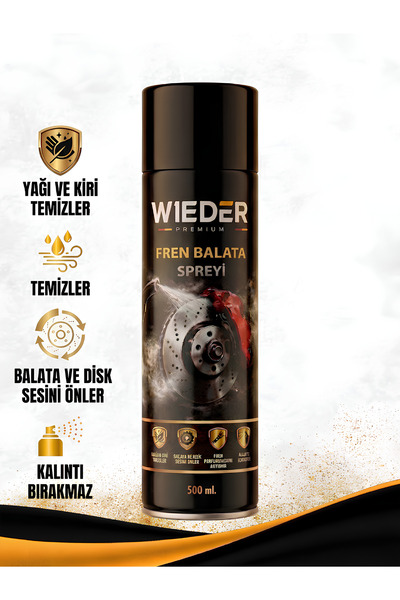 WIEDER Fren Balata Temizleme Spreyi 500 ml (400gr)
