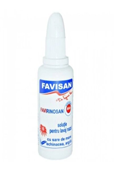 Favisan Favirinosan - Solutie pentru lavaj nazal cu sare de mare, echinacea s...