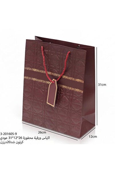 GENERAL Luxury Decorative Paper Gift Bag – 26X12X31 cm – Various Colors