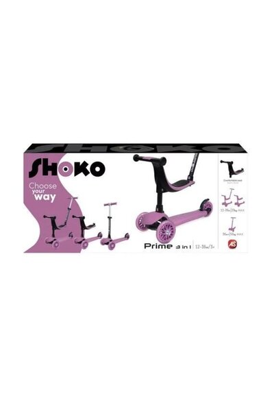 AS the good toy Παιδικό Πατίνι Σόκο Πράιμ 3 σε 1 Τρίτροχο με Κάθισμα