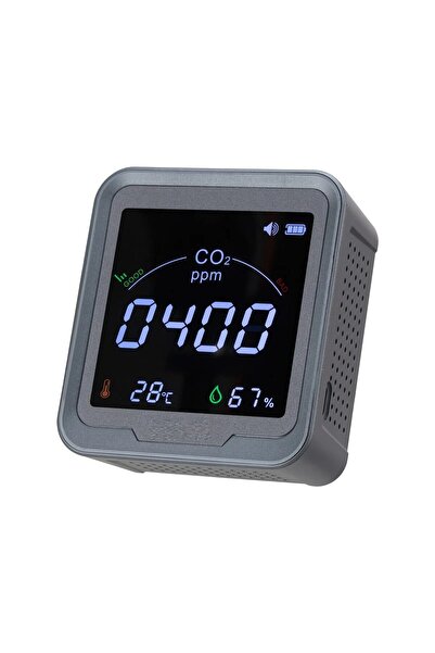 OMS Senzor dublu Dioxid de carbon, cablu 4.57 m, baterie 2000 mAh, Afisaj umi...