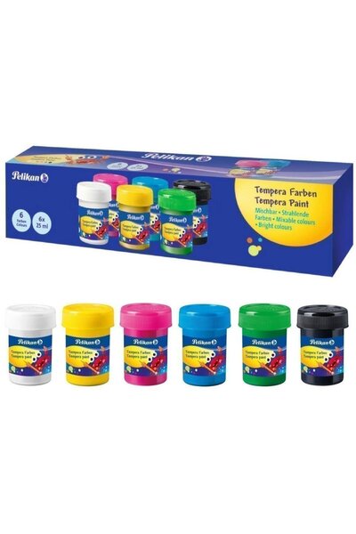 Generic Brand Χρώματα Τεμπέρα 25ml - 6 Χρώματα (804882)