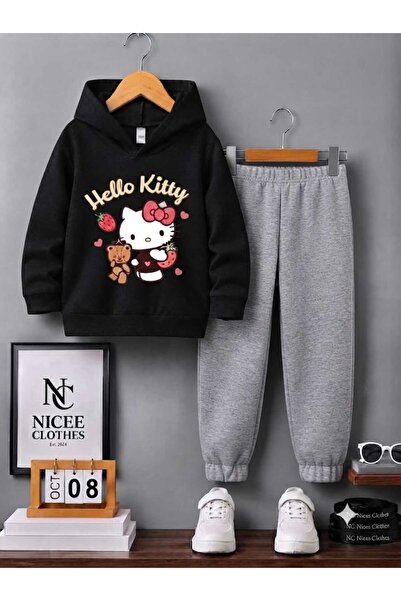 Leto Lykia Children's Tracksuit Set Unisex (Double Hello Kitty Winter Print)