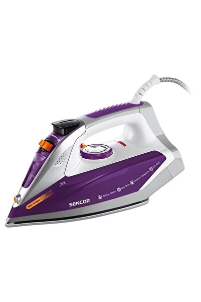 Sencor Fier de calcat, talpa ceramica, 2400 W, Abur, functie auto-curatare, A...