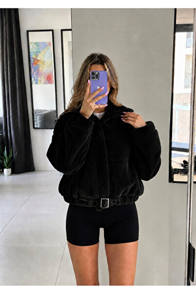 Ekim Store Belted Bomber Foks Cashmere Jacket