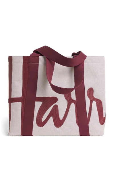 Harrods حقيبة يد ( اصلية من شركة هارودز - لندن ) مقاس وسط - اللون بورغندي - ا...