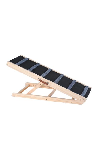 VEVOR Rampa pentru caini Vevor, lungime 1050 mm, 6 setari de inaltime, lemn pin