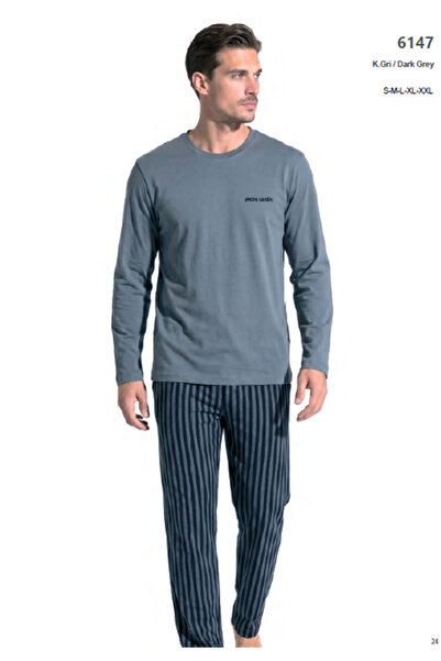 Pierre Cardin Men's Cotton Combed Pajama Set