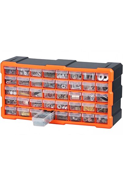 Vivatechnix Organizator accesorii cu 40 sertare, Plastic, 49.5x16x25.5 cm