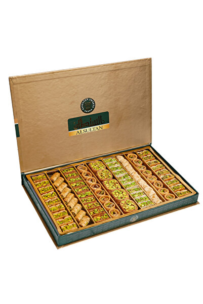 ALSULTAN SWEETS بقلاوة مشكلة بالفستق والكاجو 750 غرام