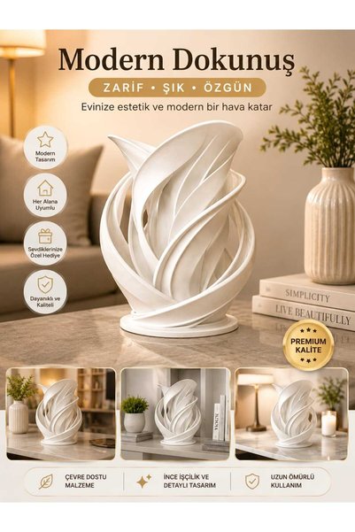 Mate&Co Modern Dekoratif Biblo – Şık Salon ve Masaüstü Dekorasyon Objesi