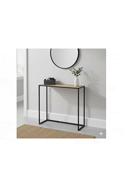 OEM Auxiliary Table with Metal Frame & Color MDF Surface 56 x 26 x 66 cm