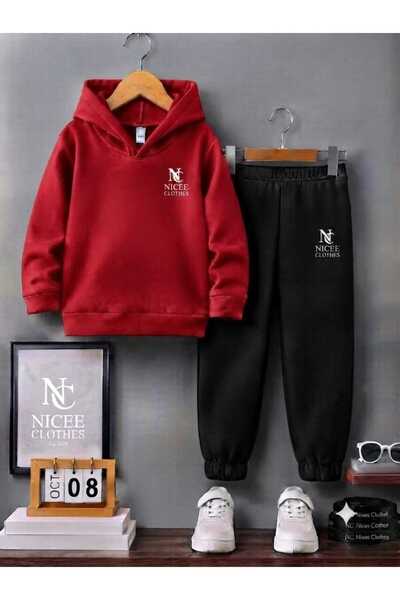 NC Nicee Clothes Children's Tracksuit Set Unisex (White on the Left N.C Nice ...