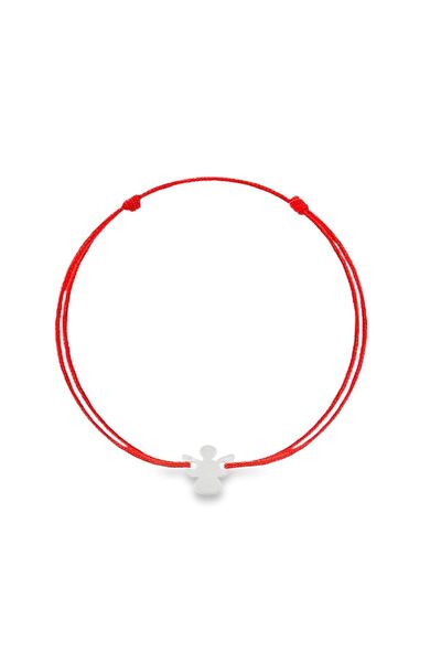 Bijuteria SORELLY Silver Cord Bracelet with Angel Charm