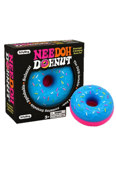 UĞURDAN NeeDoh Donut Squishy Stres Oyuncağı Tekli – Yumuşak Sıkılabilir Sukuş...