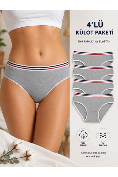 Tutku 4'lü Victoria Bikini Külot