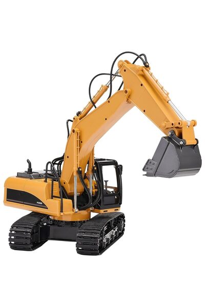 OMS Excavator cu telecomanda, Scara 1:14, Baterie Li-Ion 500 mAh, ABS, 585 x ...