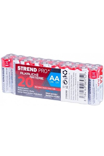 Strend Pro Set 20 baterii alcaline Strend Pro, LR6, AA, 1.5 V