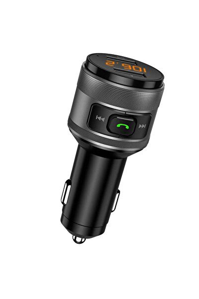 Techsuit Modulator FM VoltTune (MFM1), Dual-USB, QC3.0, Funcție player MP3, B...