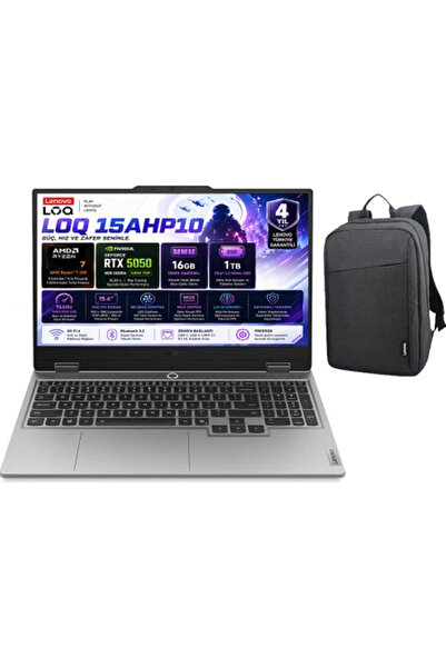LENOVO LOQ 15AHP10 AMD Ryzen 7-250 16GB DDR5 1TB SSD RTX 5050 8GB 100W FHD Wi...