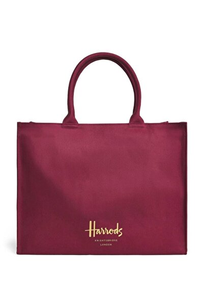 Harrods حقيبة يد ( اصلية - من شركة هارودز لندن ) - لون بورغندي - مصنوعة من ال...