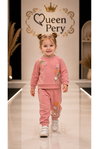 Prenses Peri Kids İki iplik kumaş yüzde yüz pamuk ful likra