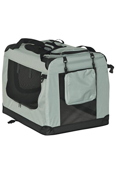 OEM Geanta transport animale, cadru pliabil, 82 x 58 x 58 cm, pereti ventilati