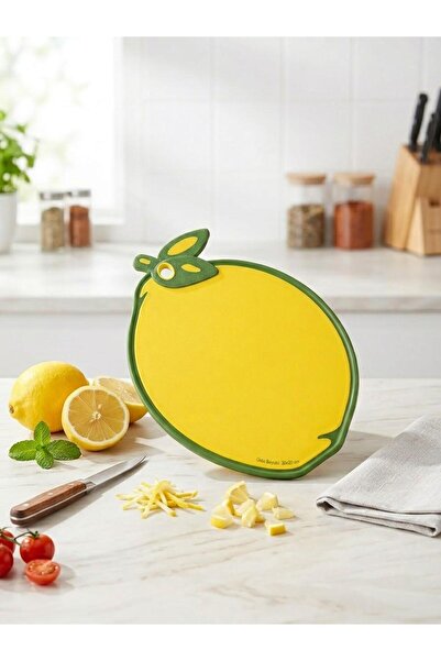 Generic Brand Kitchen Cutting Board with Lemon Figure - Decorative Plastic Fr...