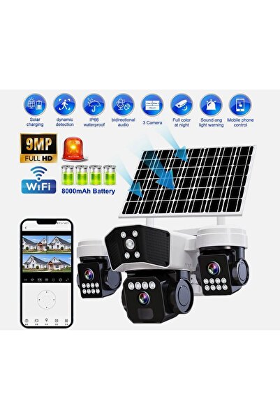 SURVEAL Cameră de supraveghere, 4 lentile, X2, SOLAR AOV V4