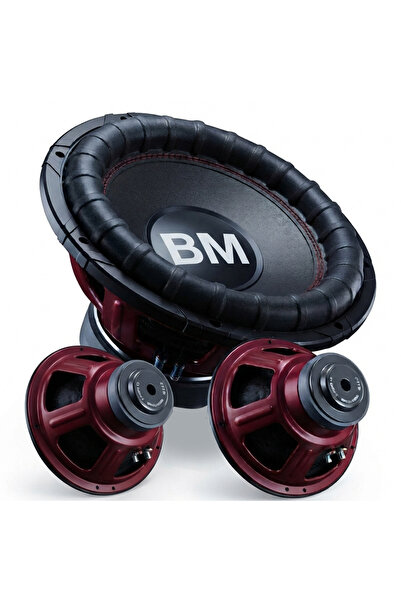 BekaTronik Oto Bass 30cm Subwoofer 300rms 1400w SPL Körüklü Boschman BM-1400