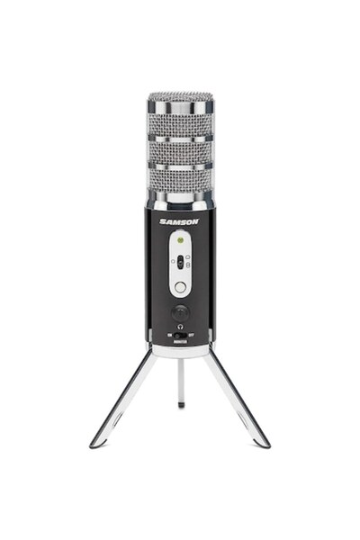 Samson Condenser Microphone, 3 Capture Modes, Latency-Free Monitoring, Mute F...