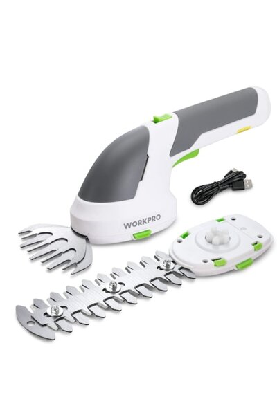 Workpro 2-in-1 Electric Scissors for Grass and Hedge WORKPRO, 3.6V, 2000 mAh ...