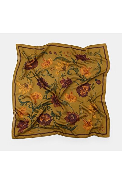 IŞIKTAŞ COLLECTİON Autumn Patterned Bandana Scarf 50*50 cm