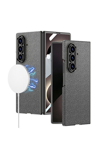 kılıffuarı Samsung Galaxy Z Fold 7 Kılıf Katlanabilir İnce Şık Tasarım Dokulu...