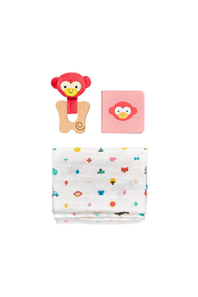 Petit Collage Set cadou pentru bebeluși - Cheeky Monkey -