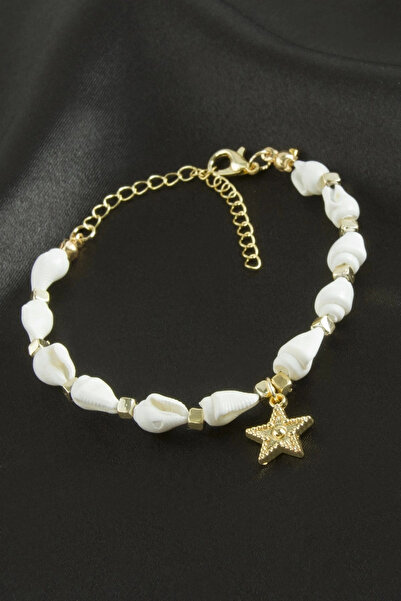 Şeker Portakalım Star Sea Shell Bracelet