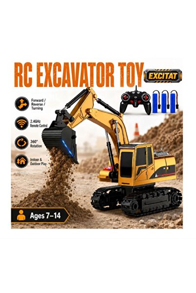 EXCAVATOR Mașină de jucărie cu telecomandă