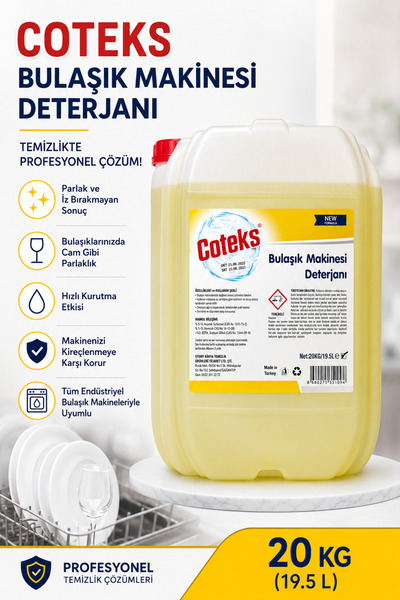 Coteks Bulaşık Makine Deterjanı 20 Litre