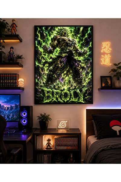 Miutic Print Studio Tablou Anime Dragon Ball Super – Broly, Saiyanul Legendar...