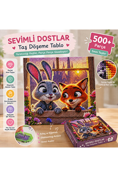 designelfida 💎 SAYILARA UYGUN TAŞ YAPIŞTIRMA TABLO ETKİNLİĞİ